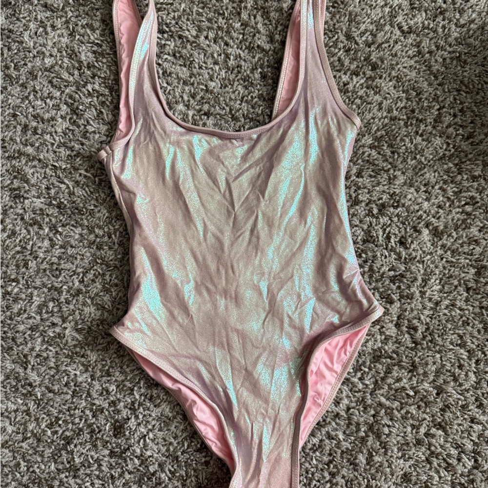 Shimmering Pink swimsuit